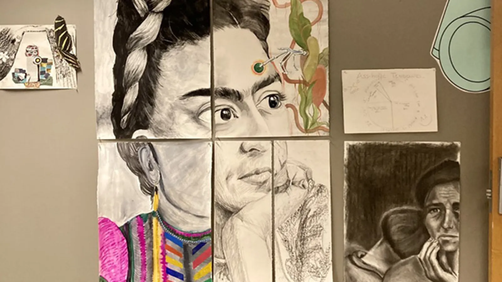 Artwork created by students in Dani Restack and Carmen Winant's Autumn 2022 ART 5890 class at the Ohio Reformatory for Women.