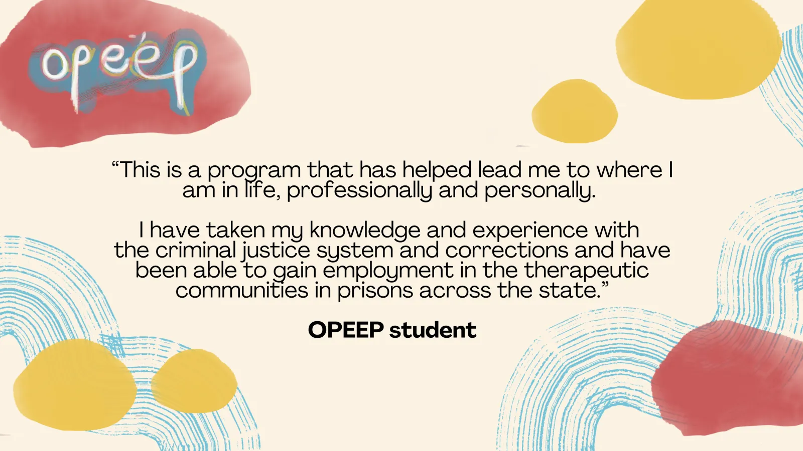 OPEEP testimonial